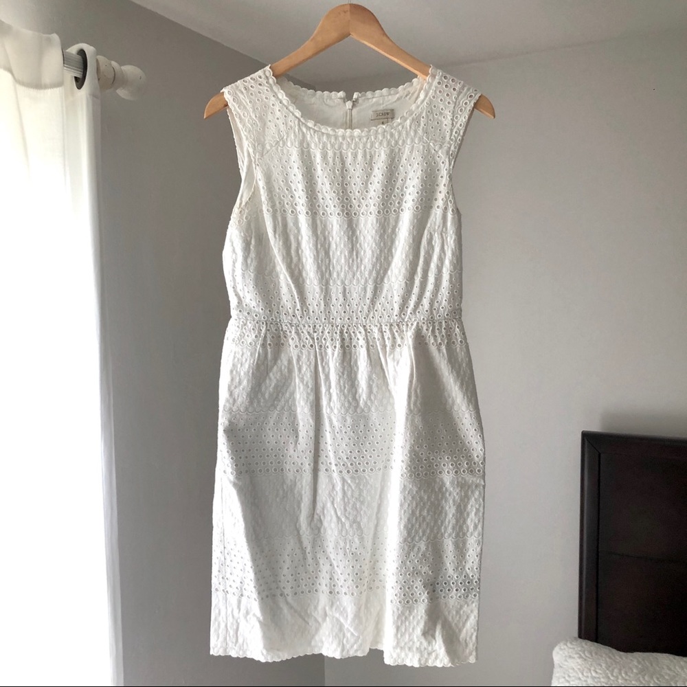 White J. Crew Dress